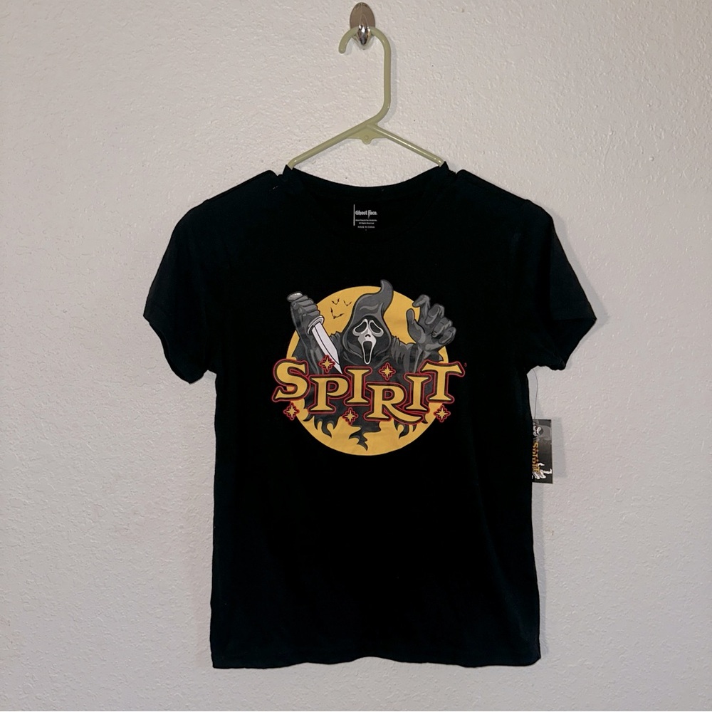 Spirit Halloween Ghost Face kids tee shirt NWT